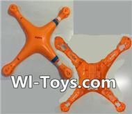 SYMA X8C X8W X8G Parts-03 Fuselage,Upper and lower shell cover-Orange For HD Camera SYMA X8 X8C X8W X8G Quadcopter UFO parts